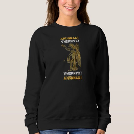 Sweatshirt Ancienne astronaute sumérienne théoricien Alien An (Devant)