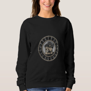 Sweatshirt Ancienne ethnie Aztèque Tatouage Mexicains Civils
