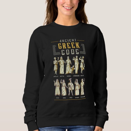 Sweatshirt Ancient Greek Gods Loves Ancient Greece Greek Myth (Devant)