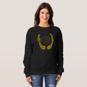 Sweatshirt Ancient Greek Theatre Quote - Sophocles - Classica (Devant entier)