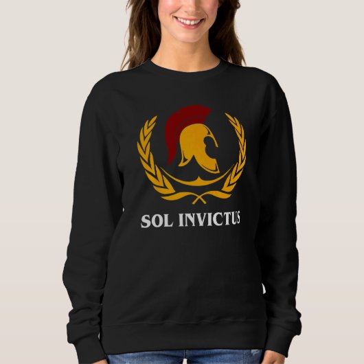 Sweatshirt Ancient Roman Mythology Sol Invictus Roman Eagle S (Devant)