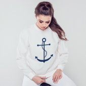 Sweatshirt Ancre bleue