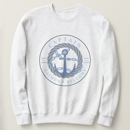 Sweatshirt Ancre de bateau (Design devant)