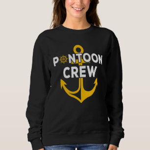 Sweatshirt Ancre du capitaine Captoon de l'équipage de Pontoo