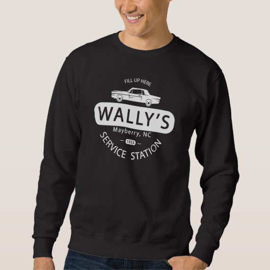 Sweatshirt Andy Griffith Show Wally's Service Station Classic (Devant)