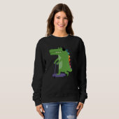 Sweatshirt Andy Westface Croco Scooter sans fil graphique (Devant entier)
