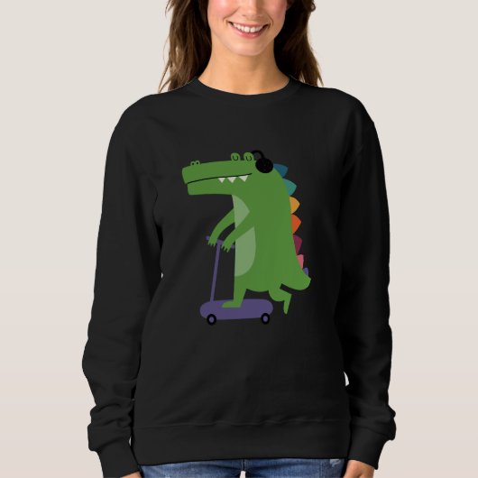 Sweatshirt Andy Westface Croco Scooter sans fil graphique (Devant)