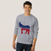 Sweatshirt Âne Democratic (Devant entier)