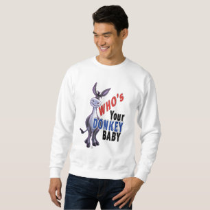 Sweatshirt Âne drôle, qui est votre bébé âne