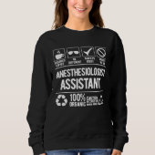 Sweatshirt Anesthesiologist Assistant Job Title Quote Coworke (Devant)