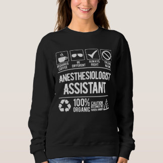 Sweatshirt Anesthesiologist Assistant Job Title Quote Coworke