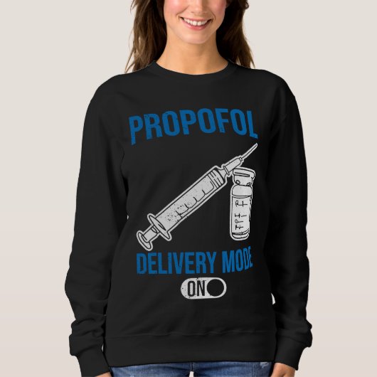 Sweatshirt Anesthetist delivery Mode On (Devant)