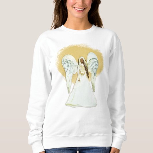 Sweatshirt ange afro-américain (Devant)