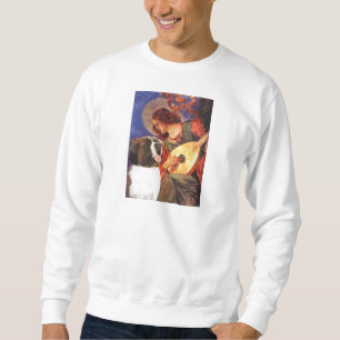 Sweatshirt Ange au Mandolin - Saint Bernard