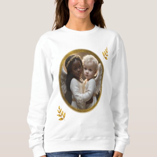 Sweatshirt ange-bébé (Devant)