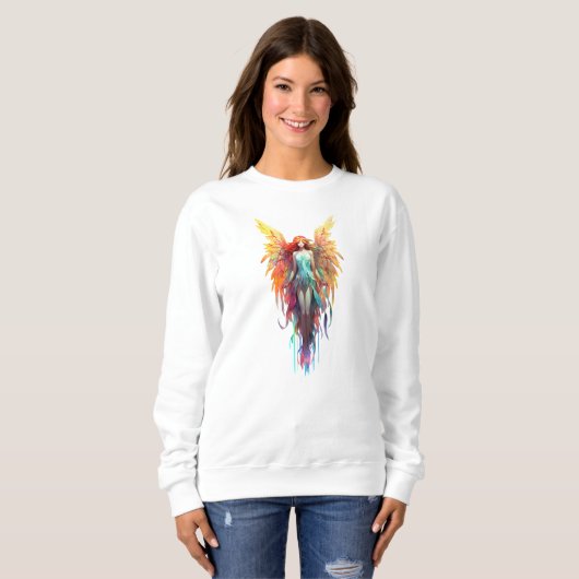 Sweatshirt Ange de feu (Devant entier)