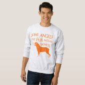 SWEATSHIRT ANGE DE ROTTWEILER (Devant entier)