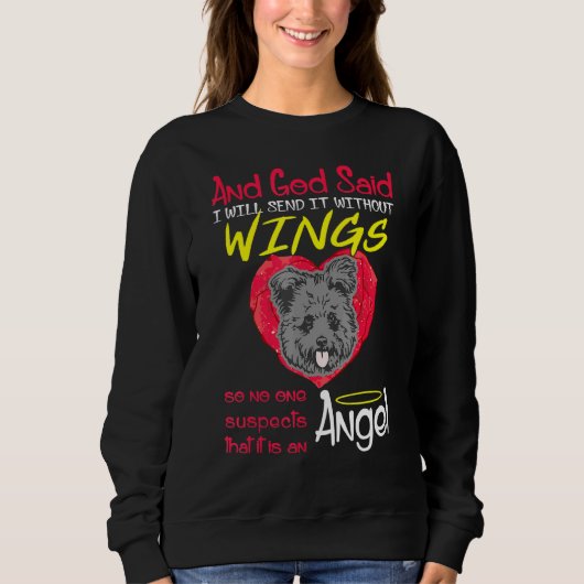 Sweatshirt Ange Pumi sans ailes (Devant)