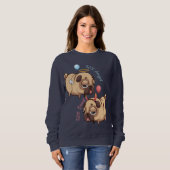 Sweatshirt Angel/Diable Carlin mignon (Devant entier)