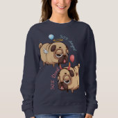 Sweatshirt Angel/Diable Carlin mignon (Devant)