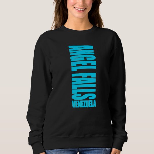 Sweatshirt Angel Falls waterfall Venezuela South America   (Devant)