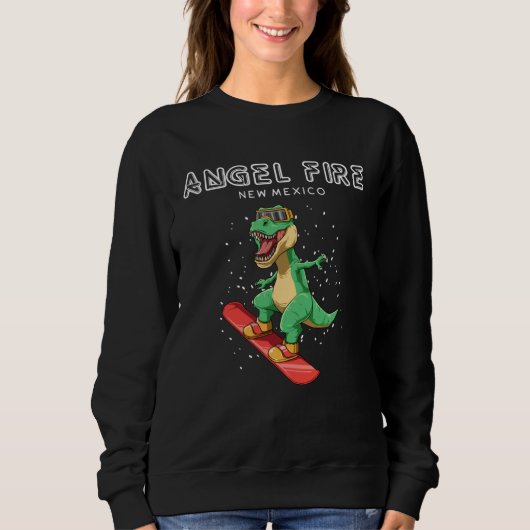 Sweatshirt Angel Fire New Mexico Rex Snowboard (Devant)