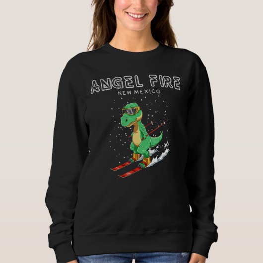 Sweatshirt Angel Fire Nouveau-Mexique Rex Ski (Devant)