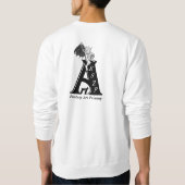 Sweatshirt Angel, Noir et Blanc (Dos)