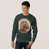Sweatshirt Anglais Cocker Peinture Espagnole - Art Chien orig (Devant entier)