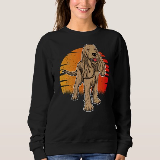 Sweatshirt Anglais Cocker Spaniel Chien race 50 (Devant)