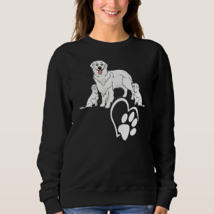 Sweatshirt Anglais Cream Golden Retriever