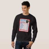 Sweatshirt Anglais Mastiff Chien Propriétaire de la race Nutr (Devant entier)