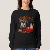 Sweatshirt Anglais Springer Spaniel Bunny Ear Camion Rouge Av (Devant)