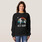 Sweatshirt Anglais Springer Spaniel Dog Sunset (Devant entier)