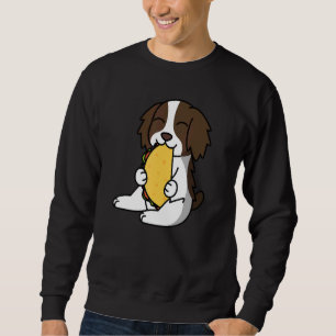 Sweatshirt Anglais Springer Spaniel Manger Un Chien Taco