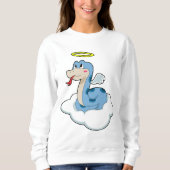Sweatshirt Angle nuage serpent (Devant)
