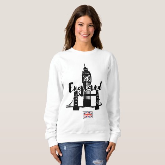 Sweatshirt Angleterre (Devant entier)