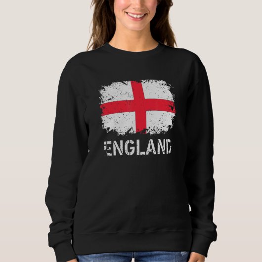 Sweatshirt Angleterre Drapeau britannique Costume souvenir Lo (Devant)