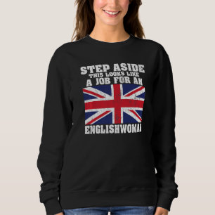 Sweatshirt Angleterre Évitez cela ressemble à un job pour un