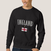 Sweatshirt Angleterre Fan Shirt Anglais Drapeau (Devant)