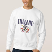 Sweatshirt Angleterre Fan Shirt Anglais Drapeau (Devant)