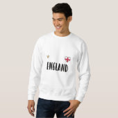 Sweatshirt Angleterre Fan Shirt Anglais Drapeau (Devant entier)