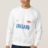 Sweatshirt Angleterre Fan Shirt Anglais Drapeau (Devant)