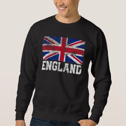 Sweatshirt Angleterre Union Jack Flag Pride Racines Pays Fami (Devant)