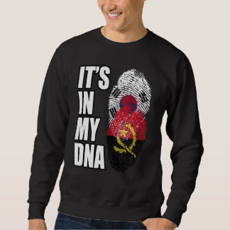 Sweatshirt Angolan And South Korean Mix DNA Heritage Flag