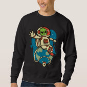 Sweatshirt Angry alien space (Devant)