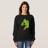 Sweatshirt Angry Chameleon Cool Lizard Humour Anima (Devant entier)