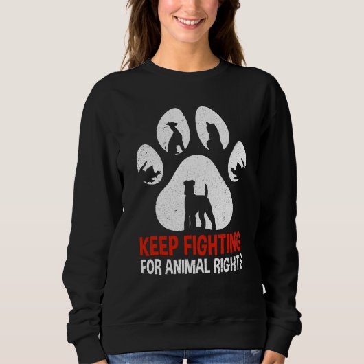 Sweatshirt Animal Activist Rescue Animals Conservation Rights (Devant)