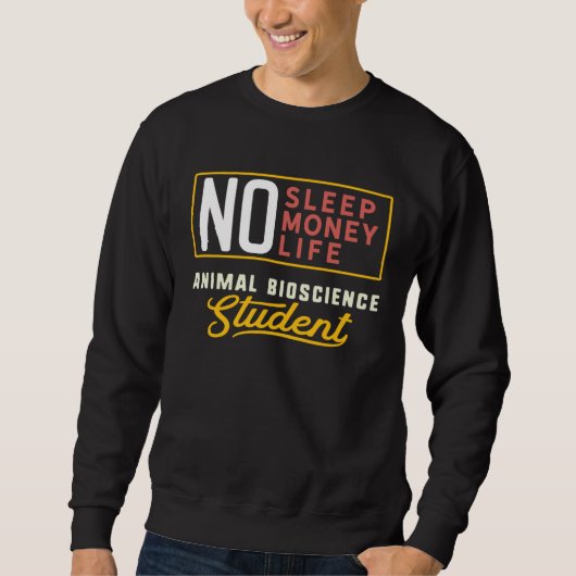 Sweatshirt Animal Bioscience Major Studen Graduation (Devant)
