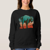 Sweatshirt Animal Bison Illustration (Devant)